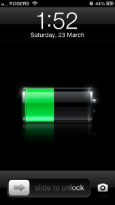 iPhone Battery Icon Drained
